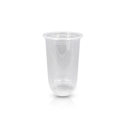 [定制包裝] 直徑90-700毫升/22盎司U形透明薄壁塑料冷杯1000個/箱