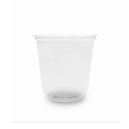 [定制包装] 直径95-360毫升/12盎司U形透明薄壁塑料冷杯1000个/箱