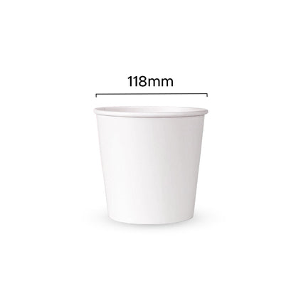 [定制包裝] 直徑118-730毫升/26盎司紙質雙覆膜紙湯杯500個/箱