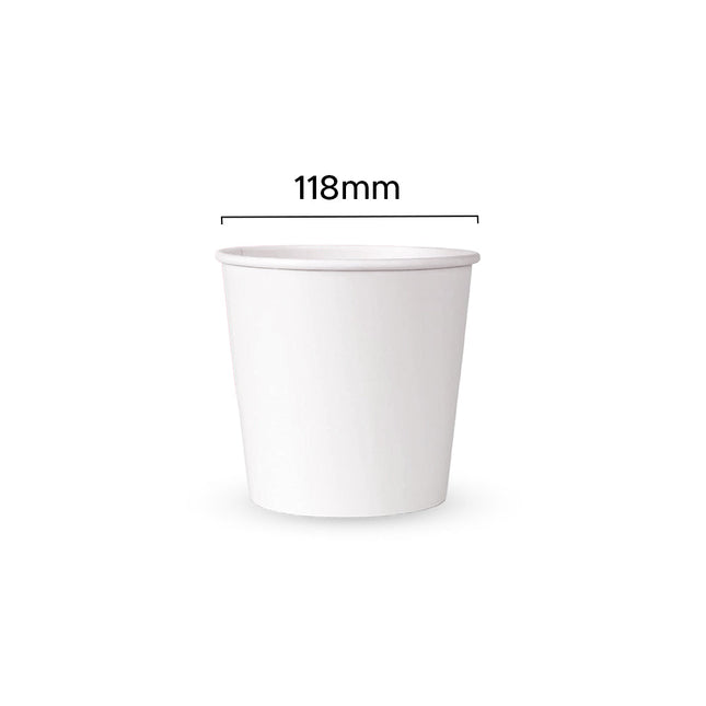 [定制包装] 直径118-730毫升/26盎司纸质双覆膜纸汤杯500个/箱