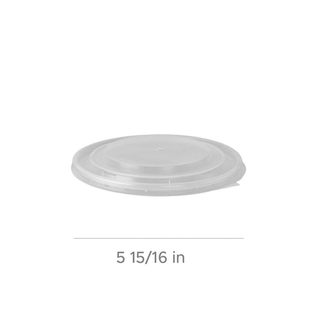 直徑150毫米PP平蓋，用於16/26/35盎司食品紙碗，300個/箱