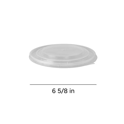 直徑168毫米的PP平蓋，用於36盎司食品紙碗，300個/箱