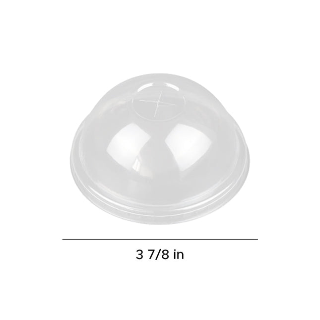 直径100毫米的PET圆顶盖，用于12盎司冰淇淋杯，1000个/箱