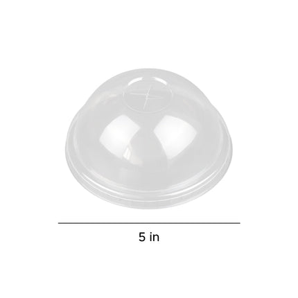 直徑127毫米的PET圓頂蓋，用於20盎司冰淇淋杯，1000個/箱