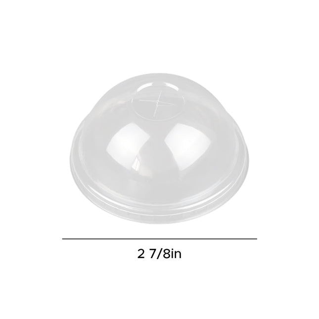 直径73毫米的PET圆顶盖，用于4盎司冰淇淋杯，1000个/箱