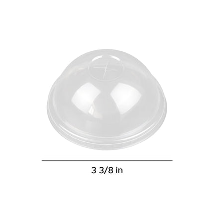 直径86毫米的PET圆顶盖，用于5盎司冰淇淋杯，1000个/箱