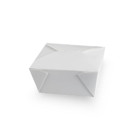 [定制包装] 纸质覆膜折叠纸#1外卖容器22盎司 , 450件/箱