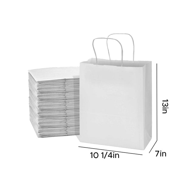 [定制包裝] 帶手柄的紙質袋 10 1/4” X 7” X 13” 250個/箱