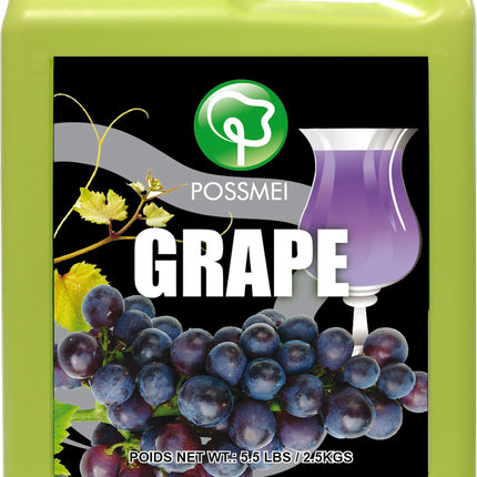 [POSSMEI] Grape Syrup 5.5 lbs / Bottle x 6 Bottles / Case