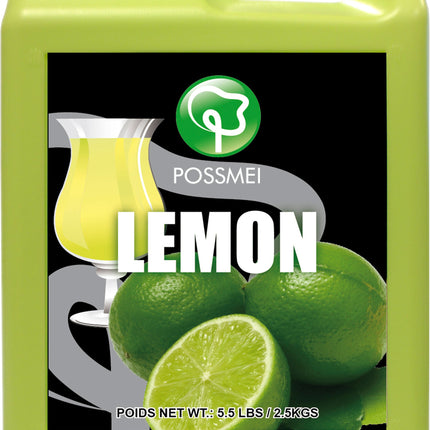 [POSSMEI] Lemon Syrup 5.5 lbs / Bottle x 6 Bottles / Case