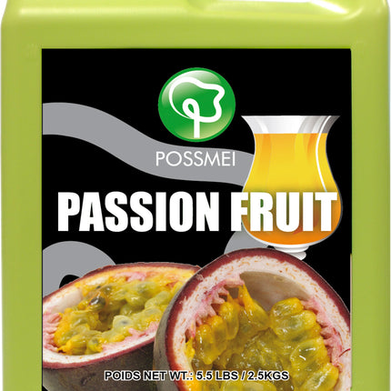 [POSSMEI] Passion Fruit Syrup 5.5 lbs / Bottle x 6 Bottles / Case