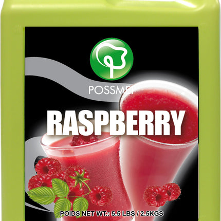 [POSSMEI] Raspberry Syrup 5.5 lbs / Bottle x 6 Bottles / Case