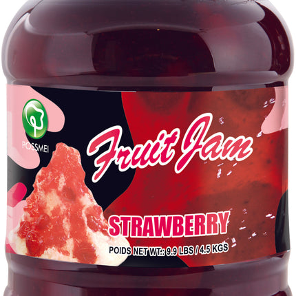 [POSSMEI] Strawberry Jam 9.9 lbs / Bottle x 4 Bottles / Case