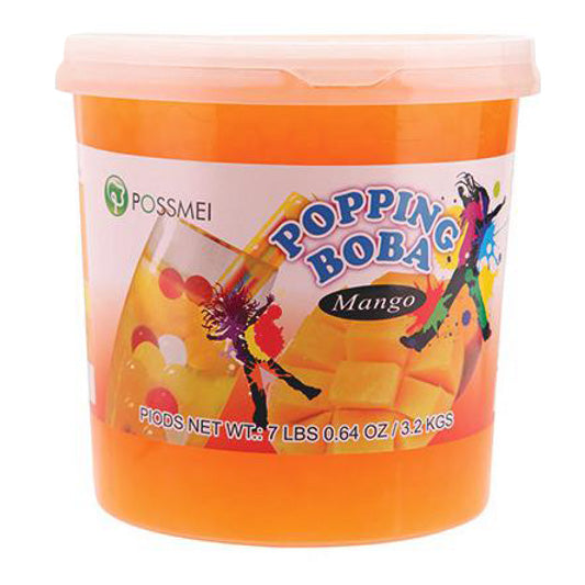 [POSSMEI] [MINI] Mango Popping Boba - One Bottle [7.04 lbs]