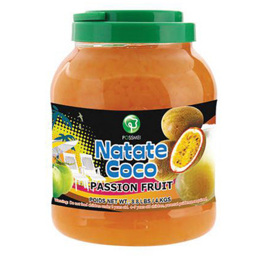 [POSSMEI] Passion Fruit Natate Coco 8.8 lbs / Bottle x 4 Bottles / Case