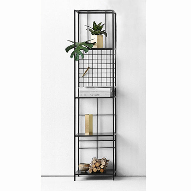 Nordic Simple Wrought Iron Racks Living Room Display Stand Metal Craft Shelf Bedroom Storage Creative Bookshelf