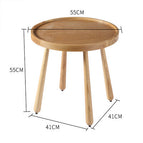 Solid Wood Circle Table Diameter 60Cm