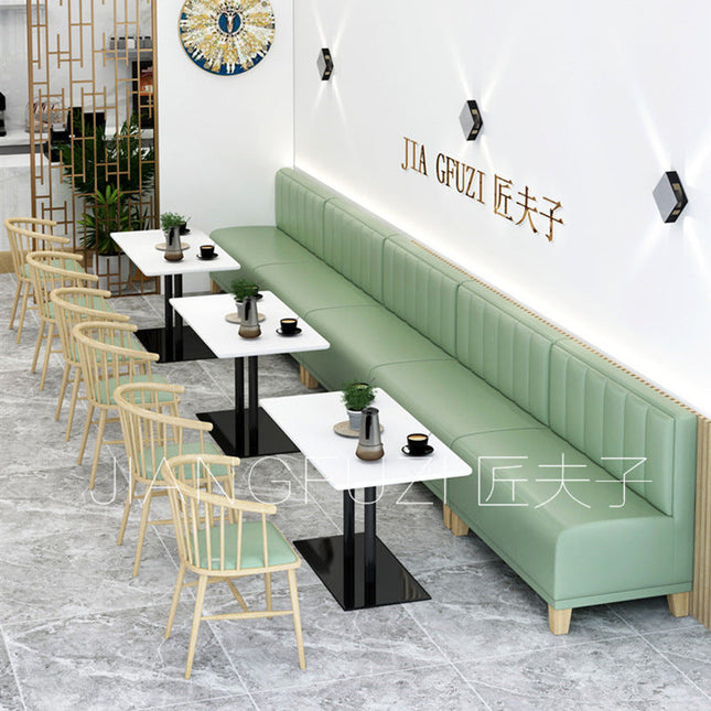 Milk Bubble Tea Shop Coffee Shop Cafe Sofa Dining Table Set