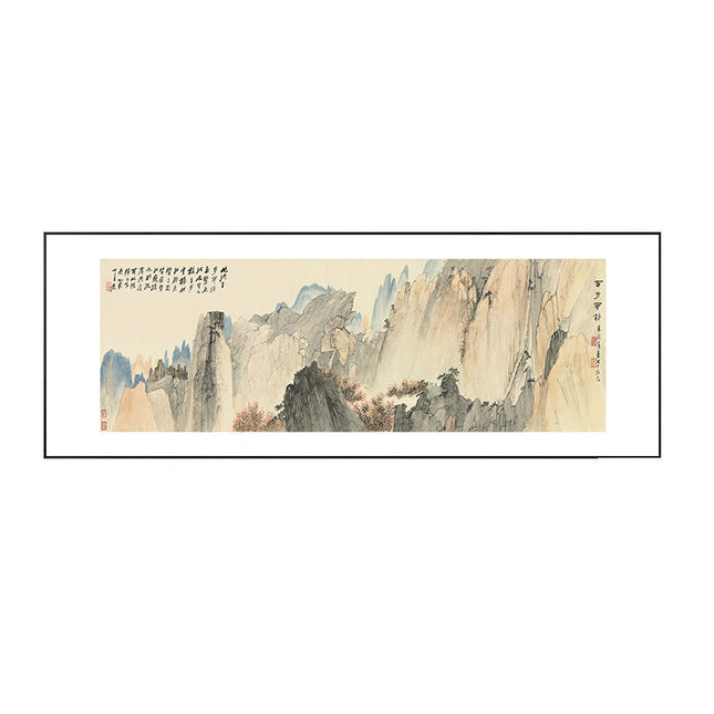 Chinese Painting Landscape Print On Canvas Painting Wall Art Decoration